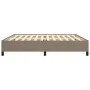 Taupe gray fabric bed frame 200x200 cm by vidaXL, Beds and slatted bases - Ref: Foro24-347094, Price: 136,81 €, Discount: %