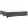 Dunkelgrauer Samtbettrahmen 160x200 cm von vidaXL, Betten und Lattenroste - Ref: Foro24-3120779, Preis: 123,43 €, Rabatt: %