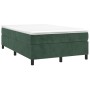 Dunkelgrüner Boxspring-Bettrahmen aus Samt, 120 x 200 cm von vidaXL, Betten und Lattenroste - Ref: Foro24-3121111, Preis: 142...
