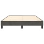 Estructura de cama de terciopelo gris oscuro 140x200 cm de vidaXL, Camas y somieres - Ref: Foro24-3120773, Precio: 101,49 €, ...