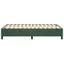 Dark green velvet box spring bed frame 120x200cm by vidaXL, Beds and slatted bases - Ref: Foro24-3121111, Price: 136,10 €, Di...