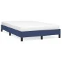 Estructura de cama de tela azul 120x200 cm de vidaXL, Camas y somieres - Ref: Foro24-346710, Precio: 95,11 €, Descuento: %