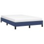 Estructura de cama de tela azul 120x200 cm de vidaXL, Camas y somieres - Ref: Foro24-346710, Precio: 96,97 €, Descuento: %