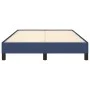 Estructura de cama de tela azul 120x200 cm de vidaXL, Camas y somieres - Ref: Foro24-346710, Precio: 95,11 €, Descuento: %