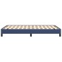 Estructura de cama de tela azul 120x200 cm de vidaXL, Camas y somieres - Ref: Foro24-346710, Precio: 96,97 €, Descuento: %