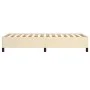 Bettrahmen aus cremefarbenem Stoff, 90 x 190 cm von vidaXL, Betten und Lattenroste - Ref: Foro24-347031, Preis: 82,52 €, Raba...