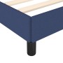 Estructura de cama de tela azul 120x200 cm