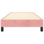Estructura de cama de terciopelo rosa 90x200 cm de vidaXL, Camas y somieres - Ref: Foro24-3120753, Precio: 86,31 €, Descuento: %