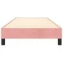 Estructura de cama de terciopelo rosa 90x200 cm de vidaXL, Camas y somieres - Ref: Foro24-3120753, Precio: 80,55 €, Descuento: %