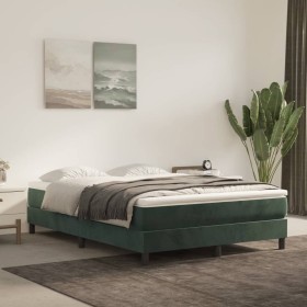Green velvet bed frame 140x190 cm by vidaXL, Beds and slatted bases - Ref: Foro24-3120769, Price: 98,28 €, Discount: %