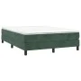 Estructura de cama de terciopelo verde 140x190 cm de vidaXL, Camas y somieres - Ref: Foro24-3120769, Precio: 97,43 €, Descuen...