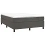 Dunkelgrauer Samtbettrahmen 140x190 cm von vidaXL, Betten und Lattenroste - Ref: Foro24-3121115, Preis: 117,60 €, Rabatt: %