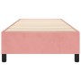 Estructura de cama de terciopelo rosa 90x200 cm de vidaXL, Camas y somieres - Ref: Foro24-3121101, Precio: 92,70 €, Descuento: %