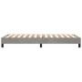 Light gray velvet bed frame 100x200 cm by vidaXL, Beds and slatted bases - Ref: Foro24-3120754, Price: 96,06 €, Discount: %