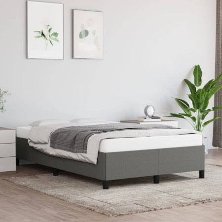 Dunkelgrauer Stoffbettrahmen 120x200 cm von vidaXL, Betten und Lattenroste - Ref: Foro24-347051, Preis: 123,57 €, Rabatt: %