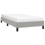 Light gray fabric bed frame 100x200 cm by vidaXL, Beds and slatted bases - Ref: Foro24-346696, Price: 78,54 €, Discount: %