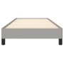 Light gray fabric bed frame 100x200 cm by vidaXL, Beds and slatted bases - Ref: Foro24-346696, Price: 78,54 €, Discount: %