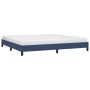 Blue taupe gray fabric bed frame 200x200 cm by vidaXL, Beds and slatted bases - Ref: Foro24-346750, Price: 105,54 €, Discount: %