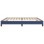 Blue taupe gray fabric bed frame 200x200 cm by vidaXL, Beds and slatted bases - Ref: Foro24-346750, Price: 105,54 €, Discount: %
