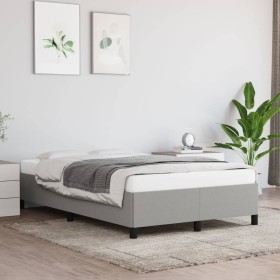 Light gray fabric bed frame 120x200 cm by vidaXL, Beds and slatted bases - Ref: Foro24-347050, Price: 111,14 €, Discount: %