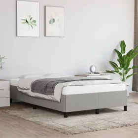 Light gray fabric bed frame 120x200 cm by vidaXL, Beds and slatted bases - Ref: Foro24-347050, Price: 107,76 €, Discount: %