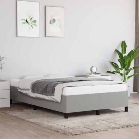 Light gray fabric bed frame 120x200 cm by vidaXL, Beds and slatted bases - Ref: Foro24-347050, Price: 111,32 €, Discount: %