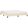 Cream fabric bed frame 180x200 cm by vidaXL, Beds and slatted bases - Ref: Foro24-346741, Price: 113,20 €, Discount: %