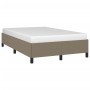 Taupe gray fabric bed frame 120x200 cm by vidaXL, Beds and slatted bases - Ref: Foro24-347054, Price: 120,76 €, Discount: %