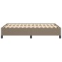 Taupe gray fabric bed frame 120x200 cm by vidaXL, Beds and slatted bases - Ref: Foro24-347054, Price: 120,76 €, Discount: %