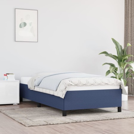 Black fabric bed frame 100x200 cm by vidaXL, Beds and slatted bases - Ref: Foro24-347048, Price: 93,48 €, Discount: %