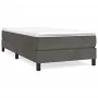 Estructura de cama de terciopelo gris oscuro 90x200 cm de vidaXL, Camas y somieres - Ref: Foro24-3120749, Precio: 75,30 €, De...