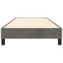 Estructura de cama de terciopelo gris oscuro 90x200 cm de vidaXL, Camas y somieres - Ref: Foro24-3120749, Precio: 76,31 €, De...