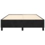 Estructura de cama de terciopelo negra 140x200 cm de vidaXL, Camas y somieres - Ref: Foro24-3121122, Precio: 115,47 €, Descue...