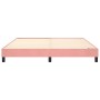 Estructura de cama de terciopelo rosa 160x200 cm de vidaXL, Camas y somieres - Ref: Foro24-3120783, Precio: 104,47 €, Descuen...