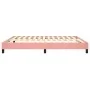 Estructura de cama de terciopelo rosa 160x200 cm de vidaXL, Camas y somieres - Ref: Foro24-3120783, Precio: 102,67 €, Descuen...