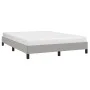 Light gray fabric bed frame 140x190 cm by vidaXL, Beds and slatted bases - Ref: Foro24-346712, Price: 99,89 €, Discount: %