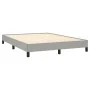 Light gray fabric bed frame 140x190 cm by vidaXL, Beds and slatted bases - Ref: Foro24-346712, Price: 99,89 €, Discount: %