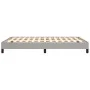 Light gray fabric bed frame 140x190 cm by vidaXL, Beds and slatted bases - Ref: Foro24-346712, Price: 99,89 €, Discount: %
