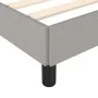 Light gray fabric bed frame 140x190 cm by vidaXL, Beds and slatted bases - Ref: Foro24-346712, Price: 99,89 €, Discount: %
