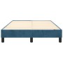 Blue velvet bed frame 120x200 cm by vidaXL, Beds and slatted bases - Ref: Foro24-3120764, Price: 107,46 €, Discount: %