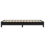 Black fabric bed frame 90x190 cm by vidaXL, Beds and slatted bases - Ref: Foro24-346682, Price: 82,69 €, Discount: %
