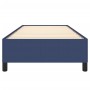 Estructura de cama de tela azul 90x200 cm