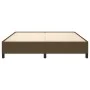 Dark brown fabric bed frame 180x200 cm by vidaXL, Beds and slatted bases - Ref: Foro24-347085, Price: 132,75 €, Discount: %
