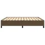 Dark brown fabric bed frame 180x200 cm by vidaXL, Beds and slatted bases - Ref: Foro24-347085, Price: 132,75 €, Discount: %