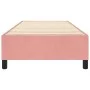 Estructura de cama de terciopelo rosa 100x200 cm de vidaXL, Camas y somieres - Ref: Foro24-3121107, Precio: 82,29 €, Descuent...