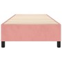 Pink velvet bed frame 100x200 cm by vidaXL, Beds and slatted bases - Ref: Foro24-3121107, Price: 83,43 €, Discount: %