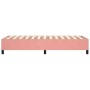 Pink velvet bed frame 100x200 cm by vidaXL, Beds and slatted bases - Ref: Foro24-3121107, Price: 83,43 €, Discount: %