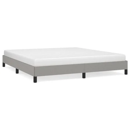 Light gray fabric bed frame 180x200 cm by vidaXL, Beds and slatted bases - Ref: Foro24-346736, Price: 123,03 €, Discount: %