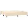 Cream fabric bed frame 200x200 cm by vidaXL, Beds and slatted bases - Ref: Foro24-347095, Price: 128,15 €, Discount: %