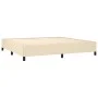 Estructura de cama de tela color crema 200x200 cm de vidaXL, Camas y somieres - Ref: Foro24-347095, Precio: 126,35 €, Descuen...